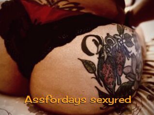 Assfordays_sexyred